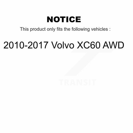 Kugel Rear Wheel Bearing Hub Assembly For 2010-2017 Volvo XC60 AWD 70-512524